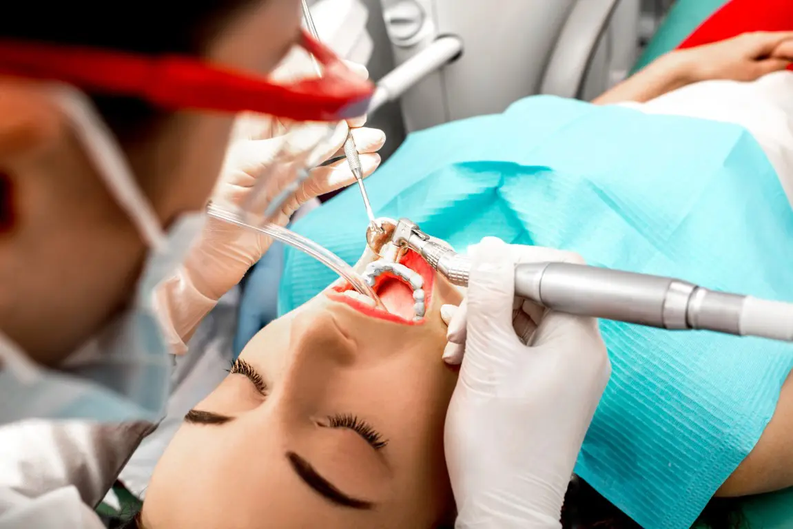 Professional teeth cleaning