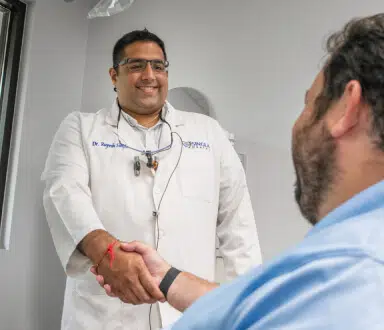 dentist in duncanville with a patient