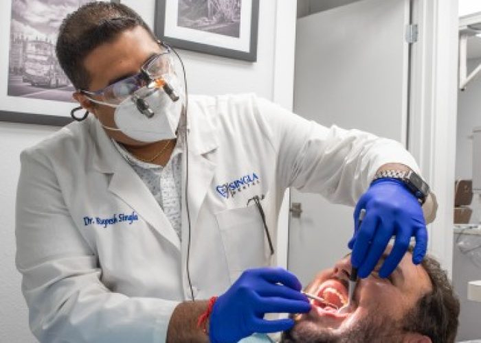 Duncanville dentist in action